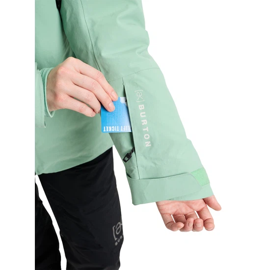 Damska Kurtka Snowboardowa Burton AK GORE-TEX 2L Flare Down (Soft Sage) FW26_6 thumbnail