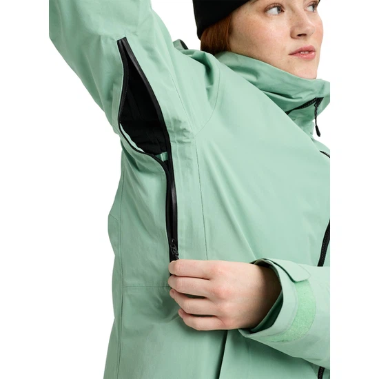 Damska Kurtka Snowboardowa Burton AK GORE-TEX 2L Flare Down (Soft Sage) FW26_5 thumbnail