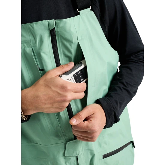 Spodnie Snowboardowe Burton AK GORE-TEX 3L Freebird Bib (Soft Sage) FW26_4 thumbnail