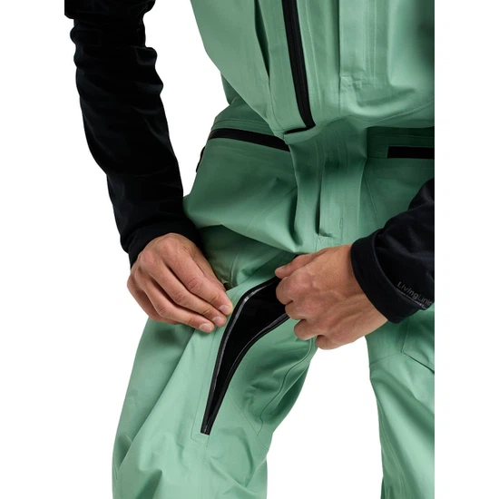 Spodnie Snowboardowe Burton AK GORE-TEX 3L Freebird Bib (Soft Sage) FW26_6 thumbnail