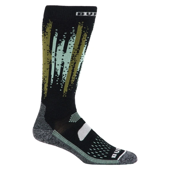 Damskie Skarpety Snowboardowe Burton Performance Midweight (Soft Sage Stripe) FW26_1