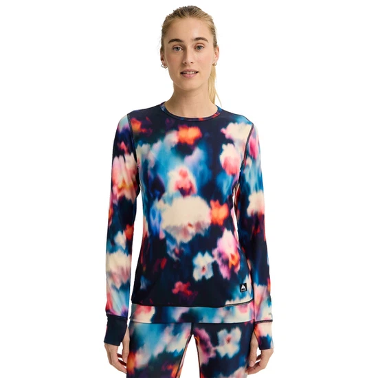 Damska Bielizna Aktywna Burton Midweight Crew (Floral Blur) FW26_1 thumbnail