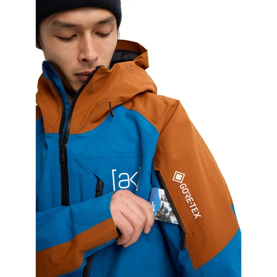Kurtka Snowboardowa Burton AK GORE-TEX 2L Velocity Anorak (Blue Teal/Chestnut Brown) FW26_5