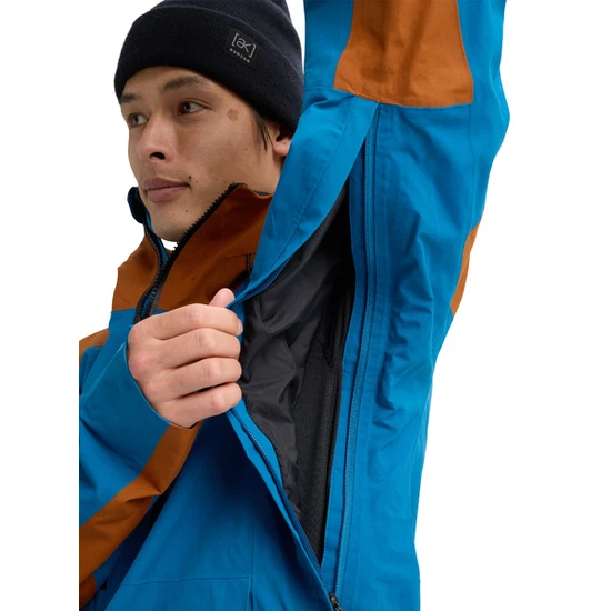 Kurtka Snowboardowa Burton AK GORE-TEX 2L Velocity Anorak (Blue Teal/Chestnut Brown) FW26_6 thumbnail