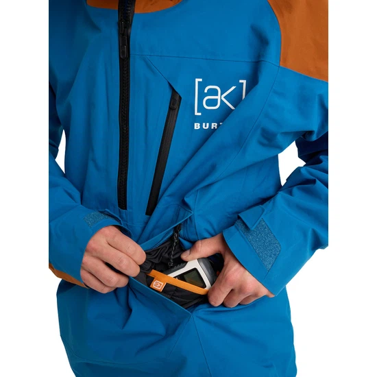 Kurtka Snowboardowa Burton AK GORE-TEX 2L Velocity Anorak (Blue Teal/Chestnut Brown) FW26_4
