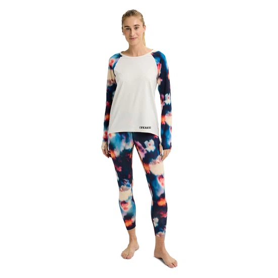 Damska Bielizna Aktywna Burton Roadie Tech Tee (Stout White/Floral Blue) FW26_3 thumbnail