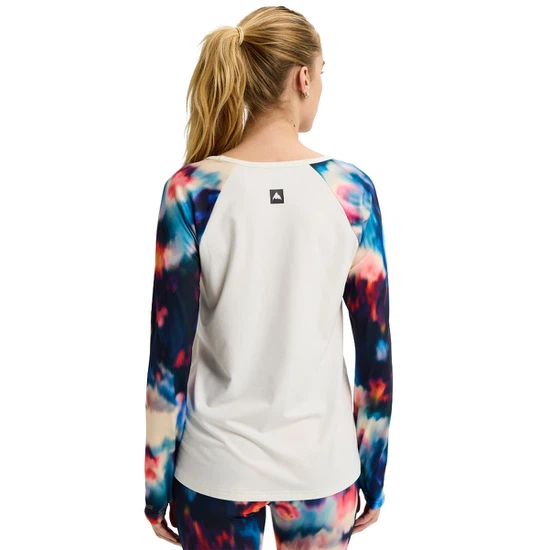 Damska Bielizna Aktywna Burton Roadie Tech Tee (Stout White/Floral Blue) FW26_2 thumbnail