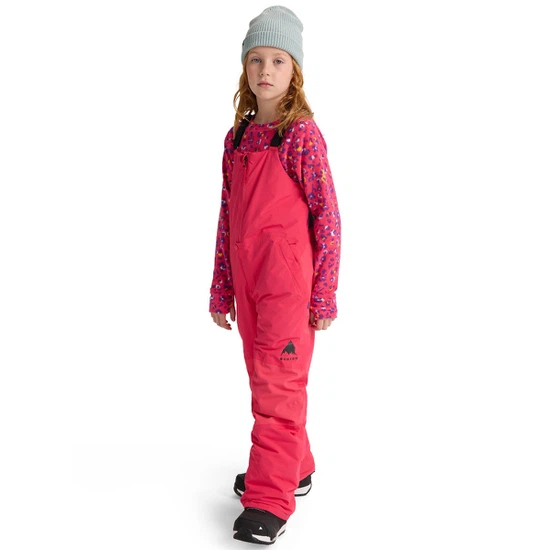 Dziecięce Spodnie Snowboardowe Burton Skylar Bib (Azalea Pink) FW26_1
