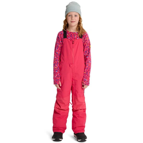 Dziecięce Spodnie Snowboardowe Burton Skylar Bib (Azalea Pink) FW26_2