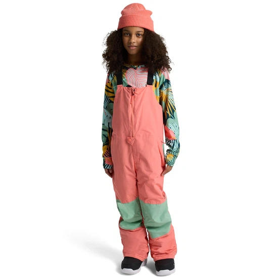 Dziecięce Spodnie Snowboardowe Burton Skylar Bib (Peach Echo) FW26_1