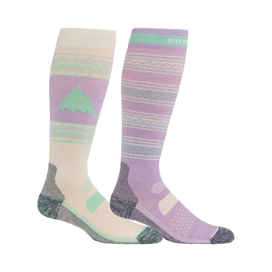 Skarpety Snowboardowe Burton Performance Lightweight 2-Pack (Washed Lavender) FW26_1