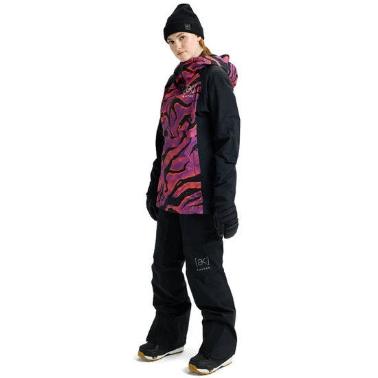 Damska Kurtka Snowboardowa Burton AK GORE-TEX 2L Kimmy Anorak (Slash Multi/True Black) FW26_3