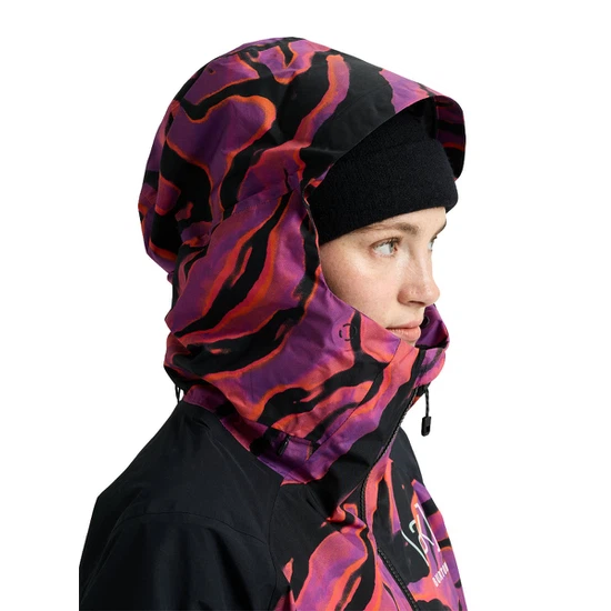 Damska Kurtka Snowboardowa Burton AK GORE-TEX 2L Kimmy Anorak (Slash Multi/True Black) FW26_8