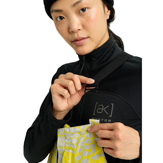 Damskie Spodnie Snowboardowe Burton AK GORE-TEX 2L Kimmy Bib (Atomic Shatter) FW26_4