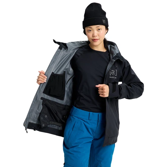 Damska Kurtka Snowboardowa Burton AK GORE-TEX 3L Kimmy Stretch (True Black) FW26_7 thumbnail