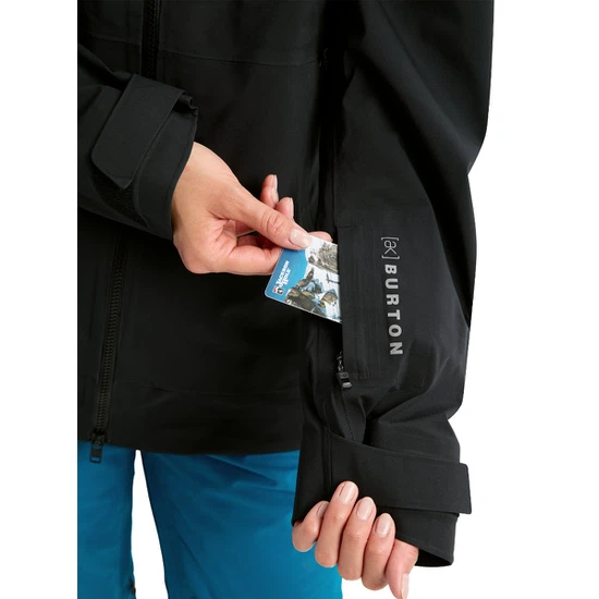 Damska Kurtka Snowboardowa Burton AK GORE-TEX 3L Kimmy Stretch (True Black) FW26_6