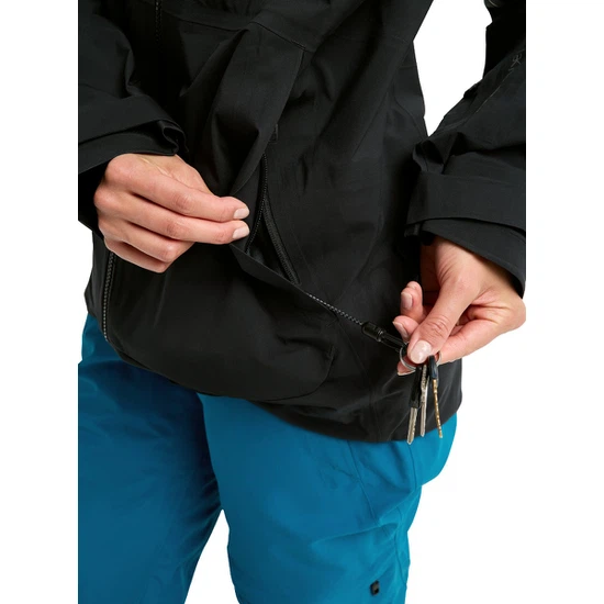 Damska Kurtka Snowboardowa Burton AK GORE-TEX 3L Kimmy Stretch (True Black) FW26_4