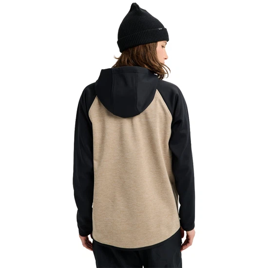 Damska Bluza Aktywna Burton Crown Weatherproof PO (Summit Taupe Heather/True Black) FW26_2 thumbnail