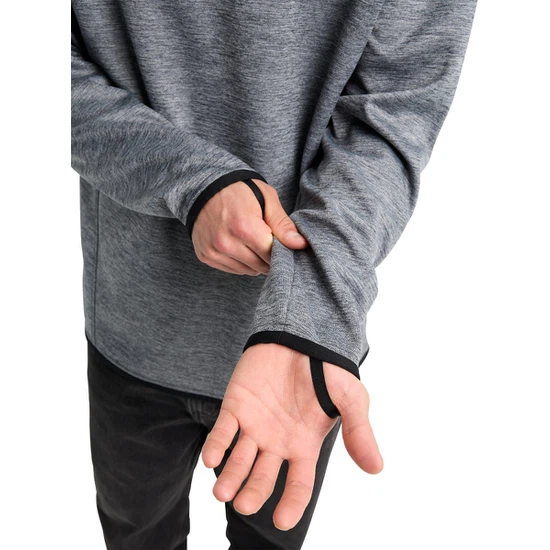 Bluza Aktywna Burton Crown Weatherproof Crew (True Black Heather) FW26_4 thumbnail