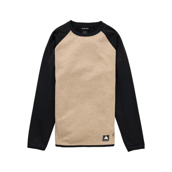 Bluza Aktywna Burton Crown Weatherproof Crew (Summit Taupe Heather/True Black) FW26_5 thumbnail
