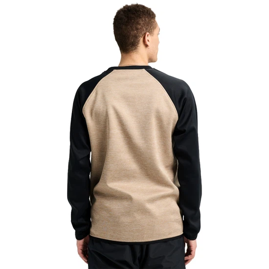 Bluza Aktywna Burton Crown Weatherproof Crew (Summit Taupe Heather/True Black) FW26_2 thumbnail