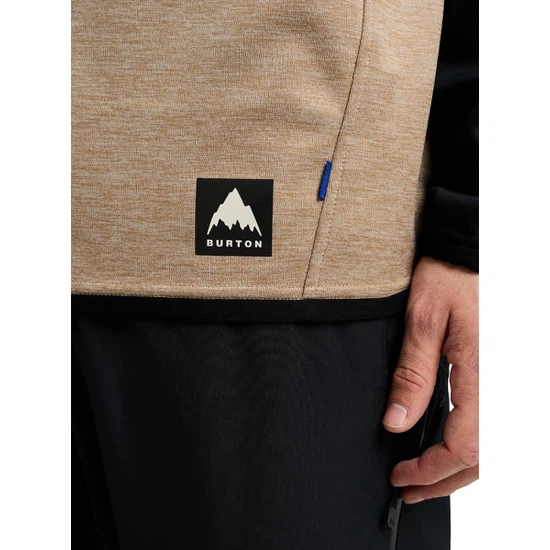 Bluza Aktywna Burton Crown Weatherproof Crew (Summit Taupe Heather/True Black) FW26_4 thumbnail