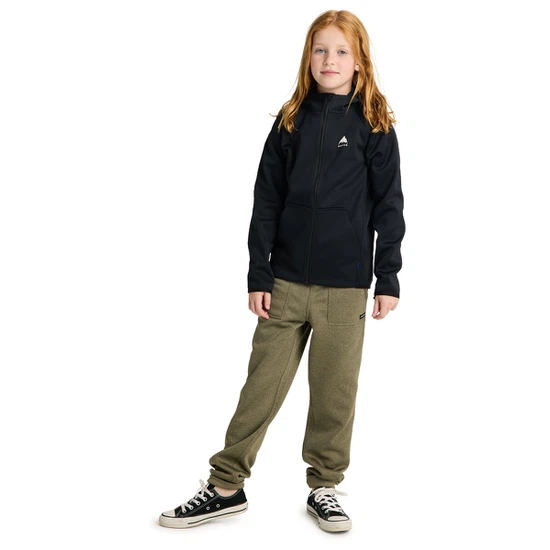 Dziecięca Bluza Aktywna Burton Crown Weatherproof FZ (True Black) FW26_3