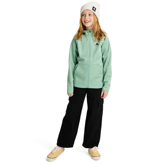Dziecięca Bluza Aktywna Burton Crown Weatherproof FZ (Soft Sage Heather) FW26_3