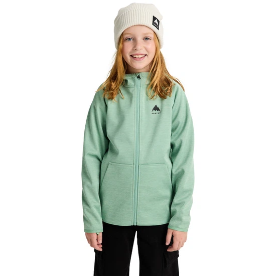 Dziecięca Bluza Aktywna Burton Crown Weatherproof FZ (Soft Sage Heather) FW26_1 thumbnail