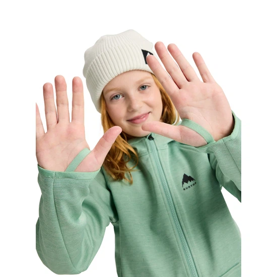 Dziecięca Bluza Aktywna Burton Crown Weatherproof FZ (Soft Sage Heather) FW26_4