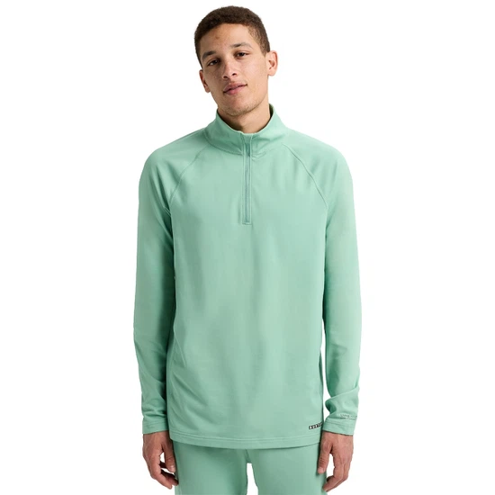 Bielizna Aktywna Burton Heavyweight X 1/4 Zip (Soft Sage) FW26_1 thumbnail