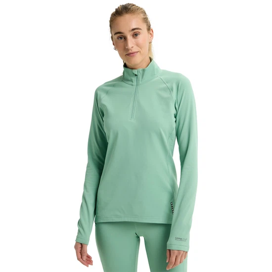 Damska Bielizna Aktywna Burton Heavyweight X 1/4 Zip (Soft Sage) FW26_1 thumbnail