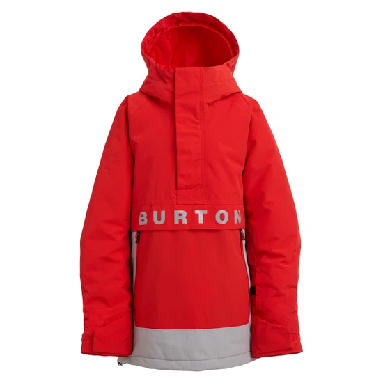 Dziecięca Kurtka Snowboardowa Burton Frostner Anorak (Flame Scarlet/Silver Sconce) FW26_7 thumbnail