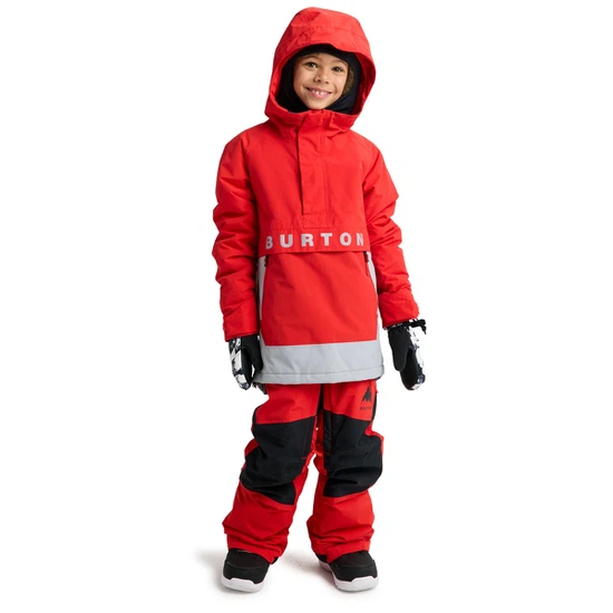 Dziecięca Kurtka Snowboardowa Burton Frostner Anorak (Flame Scarlet/Silver Sconce) FW26_2 thumbnail