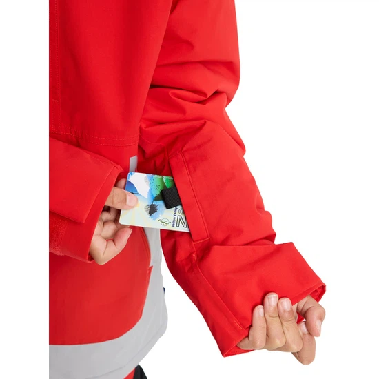 Dziecięca Kurtka Snowboardowa Burton Frostner Anorak (Flame Scarlet/Silver Sconce) FW26_5