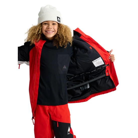 Dziecięca Kurtka Snowboardowa Burton GORE-TEX Powline (Flame Scarlet/True Black) FW26_4 thumbnail