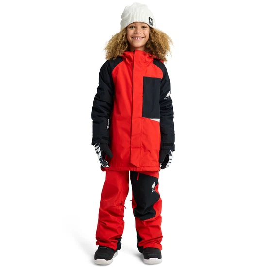 Dziecięca Kurtka Snowboardowa Burton GORE-TEX Powline (Flame Scarlet/True Black) FW26_3