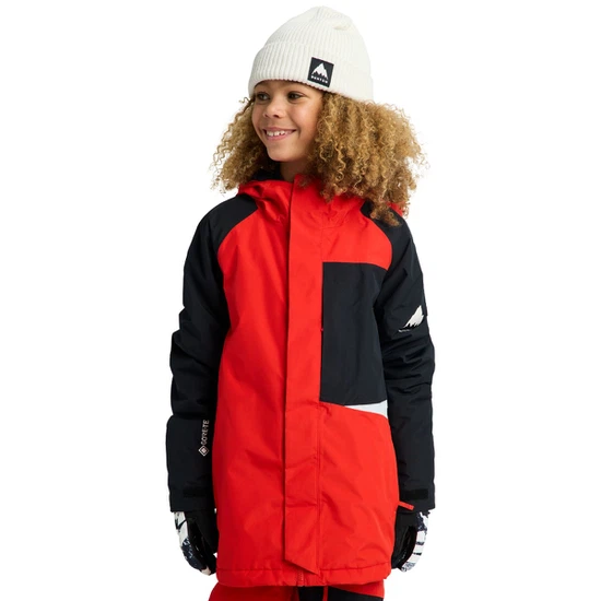 Dziecięca Kurtka Snowboardowa Burton GORE-TEX Powline (Flame Scarlet/True Black) FW26_1