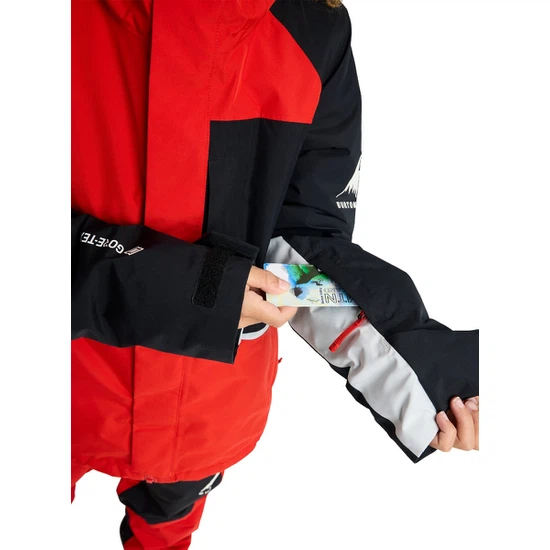 Dziecięca Kurtka Snowboardowa Burton GORE-TEX Powline (Flame Scarlet/True Black) FW26_6