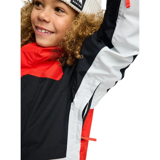 Dziecięca Kurtka Snowboardowa Burton GORE-TEX Powline (Flame Scarlet/True Black) FW26_7