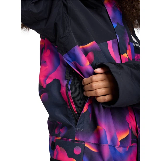 Dziecięcy Kombinezon Snowboardowy Burton One Piece (True Black/Lava Lamp) FW26_4 thumbnail