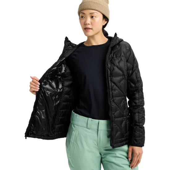 Damski Ocieplacz Burton AK Baker Hooded Down (True Black) FW26_6 thumbnail