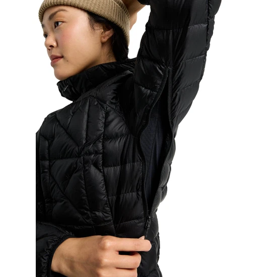 Damski Ocieplacz Burton AK Baker Hooded Down (True Black) FW26_5