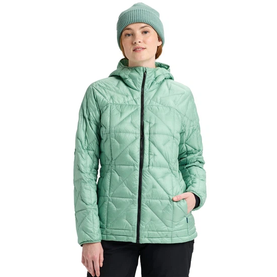 Damski Ocieplacz Burton AK Baker Hooded Down (Soft Sage) FW26_1