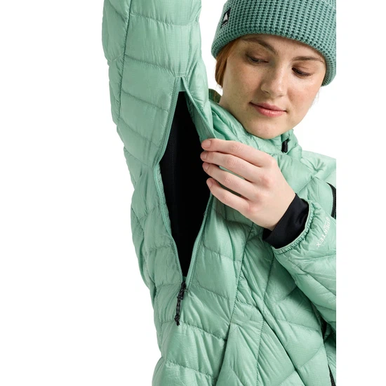Damski Ocieplacz Burton AK Baker Hooded Down (Soft Sage) FW26_6