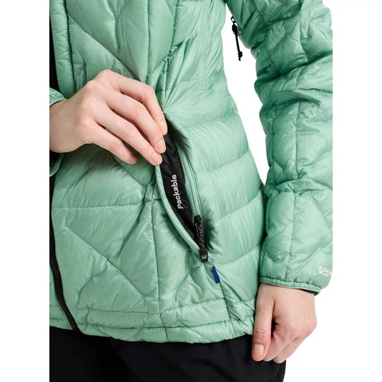 Damski Ocieplacz Burton AK Baker Hooded Down (Soft Sage) FW26_5