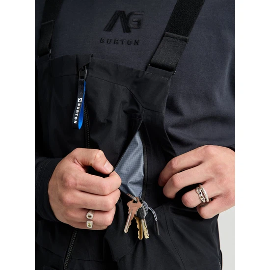 Spodnie Snowboardowe Burton AG Hardpack GORE-TEX 3L Bib (True Black) FW26_8 thumbnail
