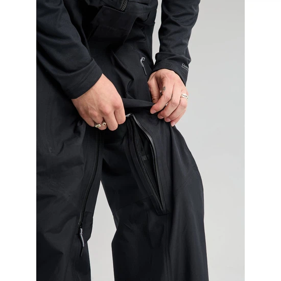 Spodnie Snowboardowe Burton AG Hardpack GORE-TEX 3L Bib (True Black) FW26_10 thumbnail