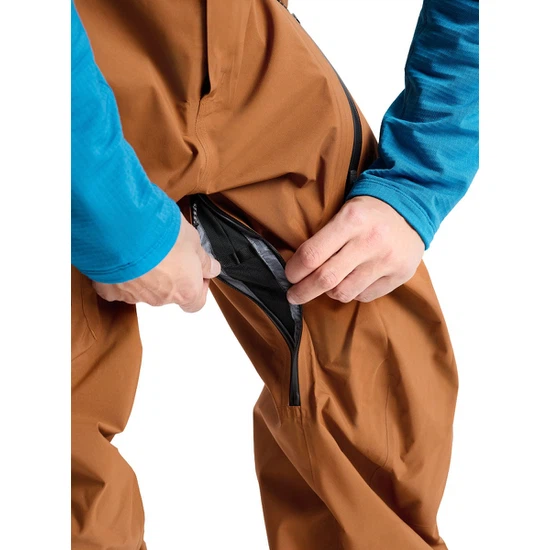 Spodnie Snowboardowe Burton AK Acamar GORE-TEX PRO 3L Bib (Chestnut Brown) FW26_6 thumbnail