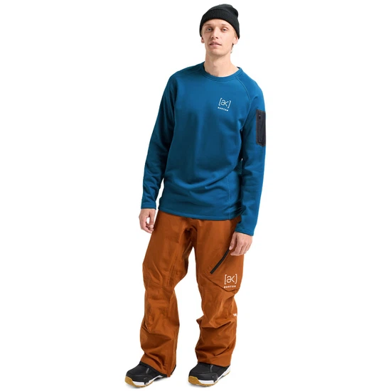 Bluza Aktywna Burton AK Baker Stretch Crew (Blue Teal) FW26_3 thumbnail